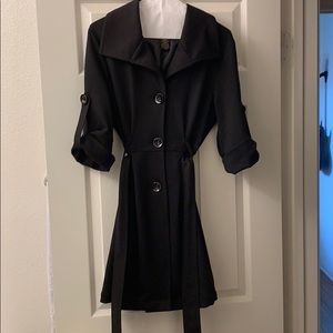 Black trench jacket/dress